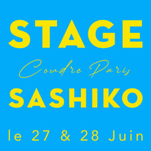 Load image into Gallery viewer, Stage Sashiko le 27 &amp; 28 Juin 2026 (Paris 11ème)