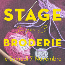 Charger l'image dans la galerie, Stage broderie le samedi 7 Novembre à Neuilly Sur Marne (10h - 17h)