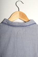 Load image into Gallery viewer, Chemise à rayures et broderie