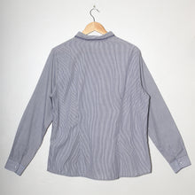Load image into Gallery viewer, Chemise à rayures et broderie