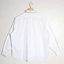 Load image into Gallery viewer, Chemise vintage blanche et son col brodé