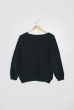 Load image into Gallery viewer, Pull vintage vert sapin customisé
