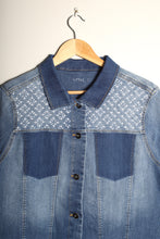 Load image into Gallery viewer, Veste en Jean's Sashiko