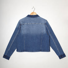 Load image into Gallery viewer, Veste en Jean's Sashiko