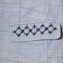 Load image into Gallery viewer, Veste à carreaux Sashiko