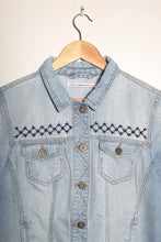 Load image into Gallery viewer, Veste en jean's sashiko