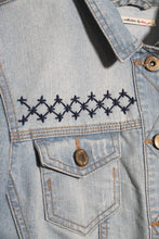 Load image into Gallery viewer, Veste en jean's sashiko