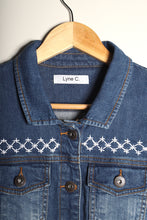 Load image into Gallery viewer, Veste en Jean's Sashiko
