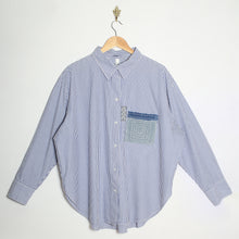 Load image into Gallery viewer, Chemise à rayure Sashiko