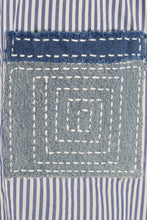 Load image into Gallery viewer, Chemise à rayure Sashiko