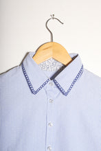 Load image into Gallery viewer, Chemisier bleu Sashiko