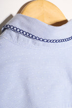 Load image into Gallery viewer, Chemisier bleu Sashiko