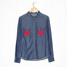 Load image into Gallery viewer, Chemise coeurs