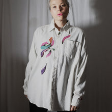 Load image into Gallery viewer, Chemise unisex fleurs Boro