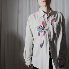 Load image into Gallery viewer, Chemise unisex fleurs Boro