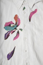 Load image into Gallery viewer, Chemise unisex fleurs Boro