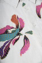 Load image into Gallery viewer, Chemise unisex fleurs Boro