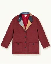 Charger l'image dans la galerie, veste en lainage patchwork