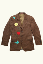 Cargar imagen en el visor de la galería, Veste camel à carreaux