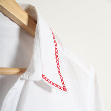 Load image into Gallery viewer, Chemisier blanc Sashiko