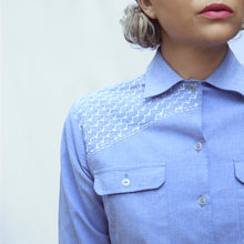 Load image into Gallery viewer, Chemise de travail Sashiko