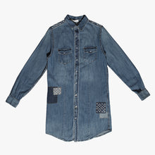 Load image into Gallery viewer, Chemise / robe en jean's Sashiko