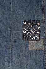 Load image into Gallery viewer, Chemise / robe en jean's Sashiko
