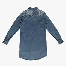 Load image into Gallery viewer, Chemise / robe en jean's Sashiko