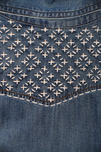 Load image into Gallery viewer, Chemise / robe en jean's Sashiko
