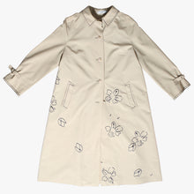 Load image into Gallery viewer, Trench vintage flower power