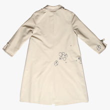 Load image into Gallery viewer, Trench vintage flower power