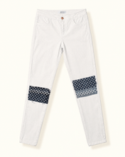 Cargar imagen en el visor de la galería, Jean's blanc Sashiko