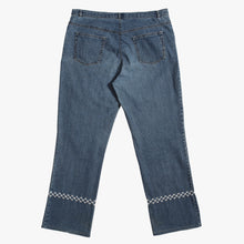 Load image into Gallery viewer, Jeans 3/4 Sashiko