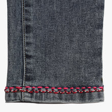 Load image into Gallery viewer, Jean's slim Sashiko