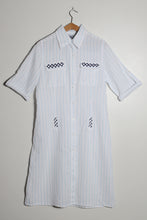 Load image into Gallery viewer, Robe en lin Sashiko