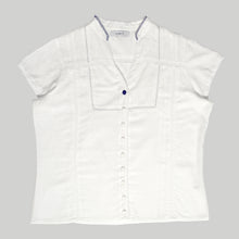 Load image into Gallery viewer, Top blanc Sashiko