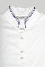 Load image into Gallery viewer, Top vintage blanc Sashiko