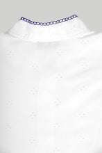 Load image into Gallery viewer, Top vintage blanc Sashiko