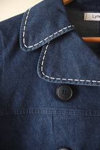 Load image into Gallery viewer, Veste en jean's Sashiko