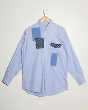 Cargar imagen en el visor de la galería, Chemise Unisex Patchwork et Sashiko