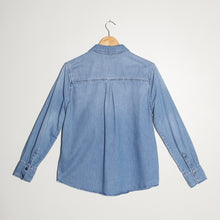 Charger l'image dans la galerie, Chemise en Jeans Sashiko