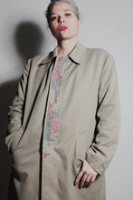Load image into Gallery viewer, Manteau beige vintage Sashiko