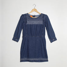 Load image into Gallery viewer, Robe en jean's Sashiko