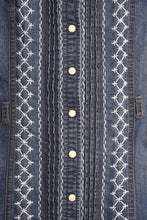 Load image into Gallery viewer, Robe en jean's Sashiko