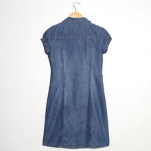 Load image into Gallery viewer, Robe en jean's Sashiko