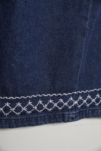 Load image into Gallery viewer, Robe en jean's Sashiko