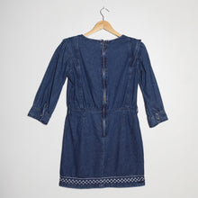 Load image into Gallery viewer, Robe en jean's Sashiko