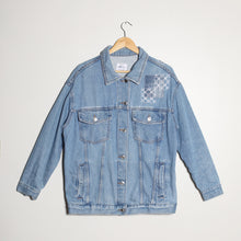 Load image into Gallery viewer, Veste en jeans patchwork et Sashiko