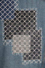 Load image into Gallery viewer, Veste en jeans patchwork et Sashiko
