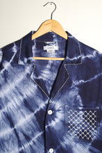 Charger l'image dans la galerie, Veste de travail Shibori et Sashiko